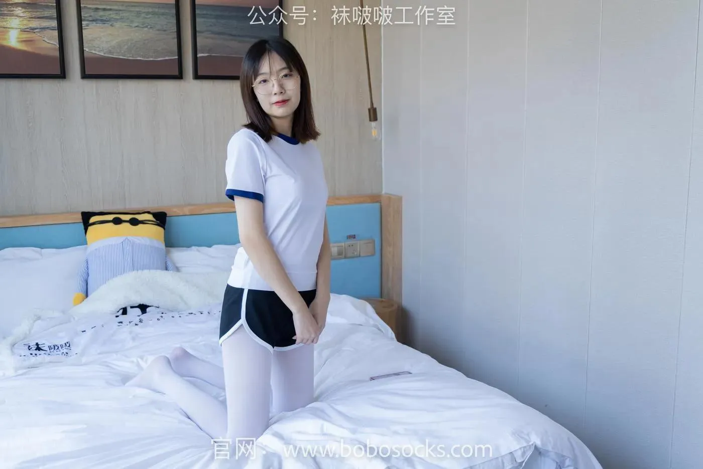 [BoBoSocks袜啵啵]NO.108 小甜豆-皮鞋、厚白丝、踩奶油蛋糕剧情 [137P]插图